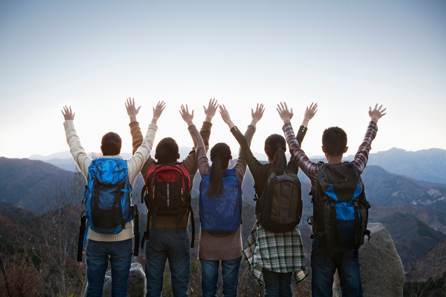 Friends Hiking